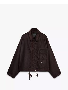 Corduroy Collar Waxed Jacket ZW Collection